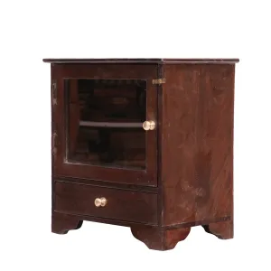 1 Door Single Drawer Wooden Wall Cabinet