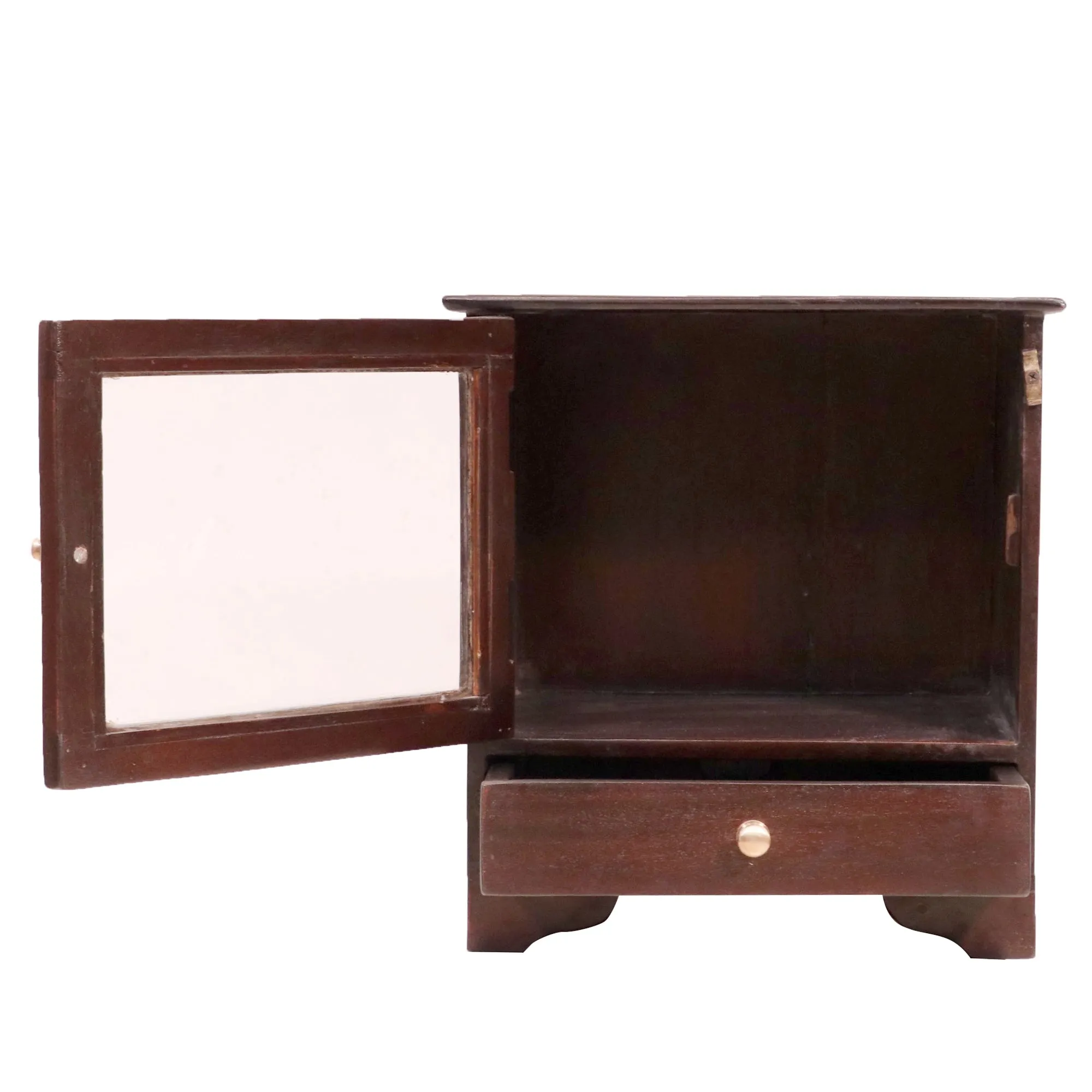 1 Door Single Drawer Wooden Wall Cabinet
