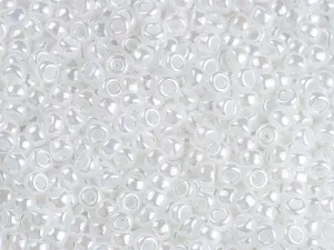 11-420, Miyuki 22g Op White Pearl Luster