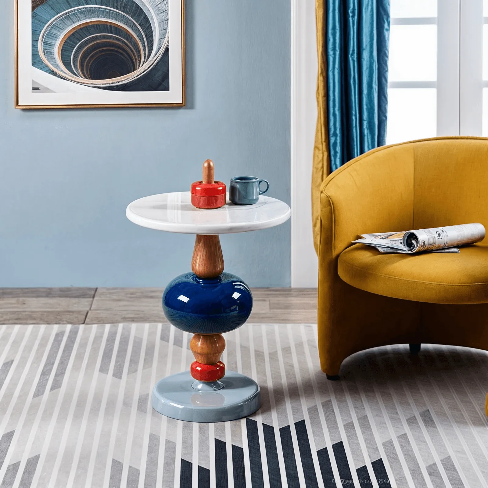 Adelina Blue Table