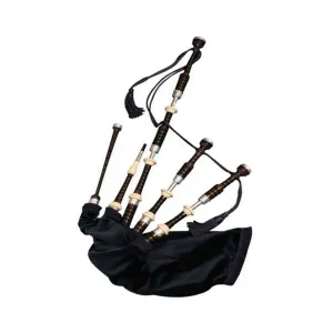African Blackwood Highland Bagpipe Plastic Mounts