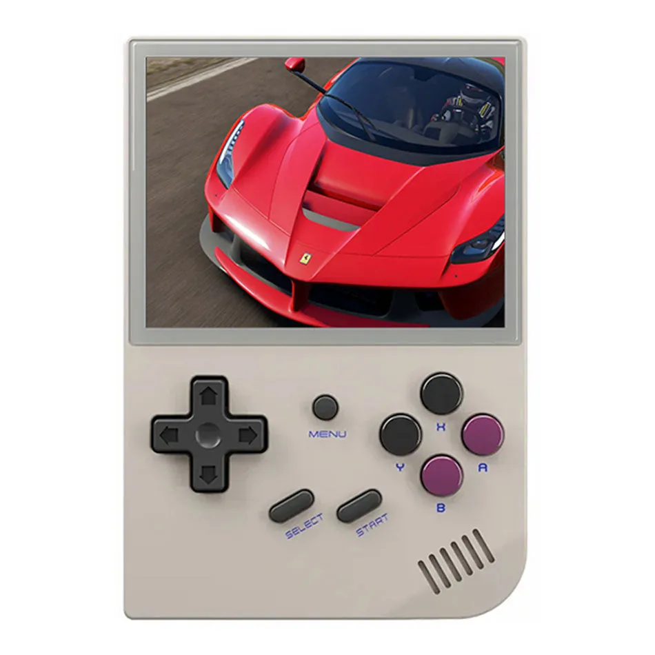 Anbernic RG35XX 2024 Retro Handheld Gaming Console (Transparent Black, Transparent White, Gray, Transparent Purple)