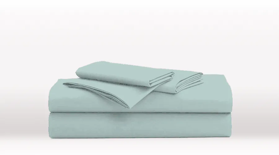 Aqua Single Size Classic Sheet Set