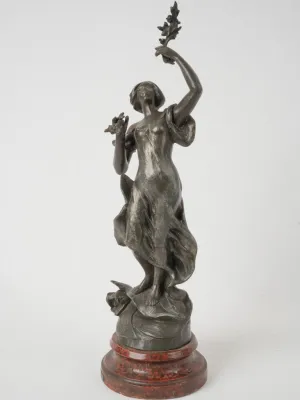 Art Nouveau Statue C.H. Rochot - 20"