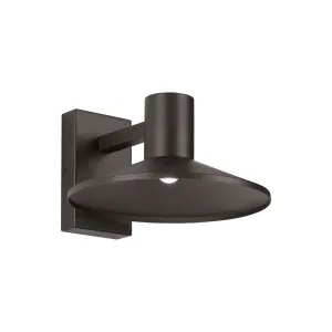 Ash 12 In. LED Hi-Output Outdoor Wall Sconce 863 Lumens 2700K Bronze Finish Clear Lens
