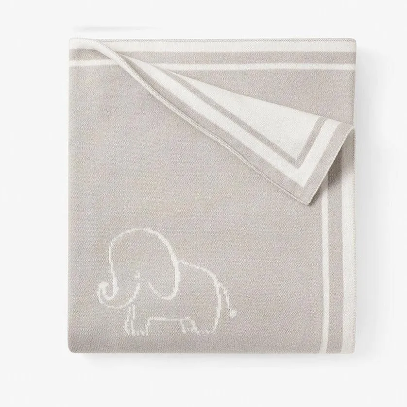 Baby Blanket | Elephant All Over Blanket | Elegant Baby