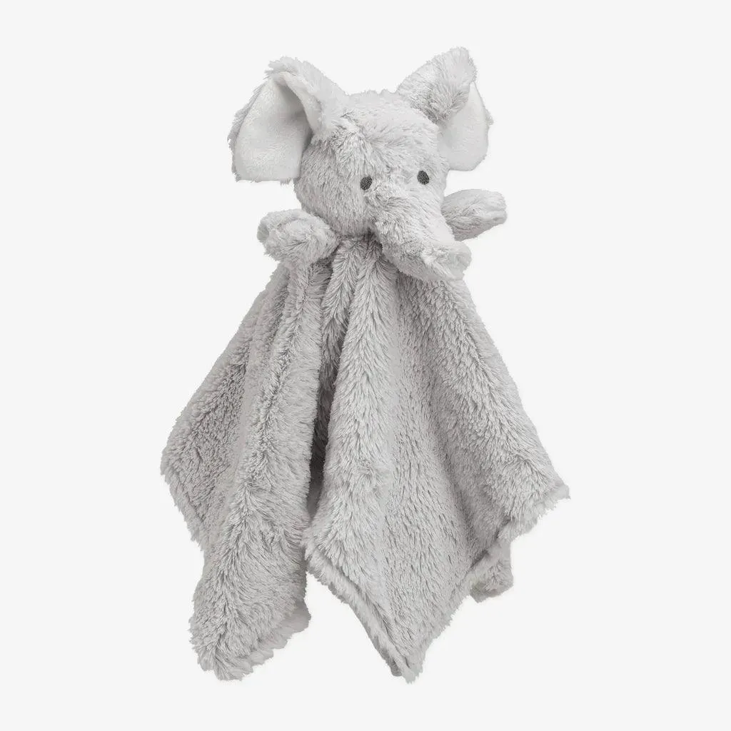 Baby Plush Blankie | Gray Elephant Security Blanket | Elegant Baby
