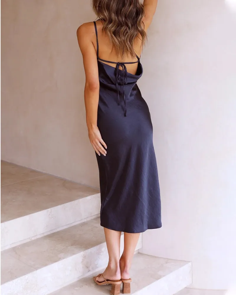 Back Lace-up Slim Urban Fashion  Dress