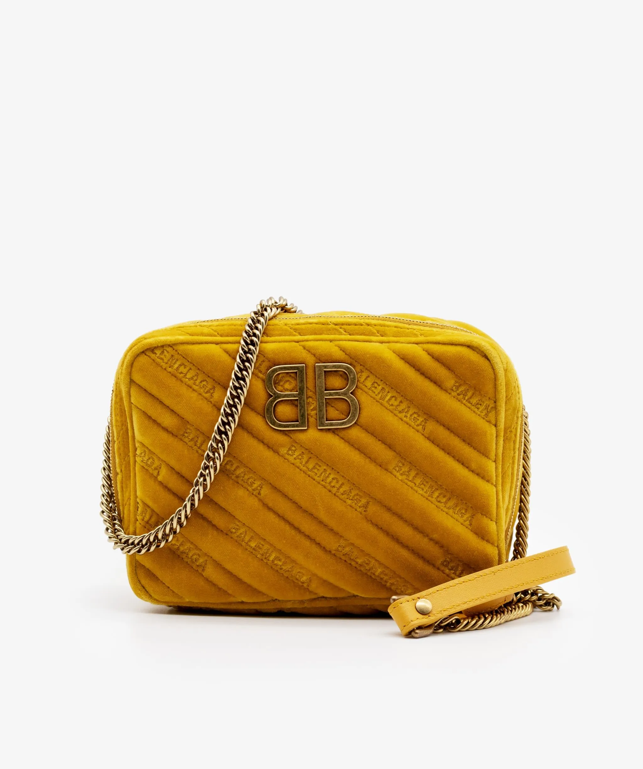 Balenciaga Yellow Camera Bag