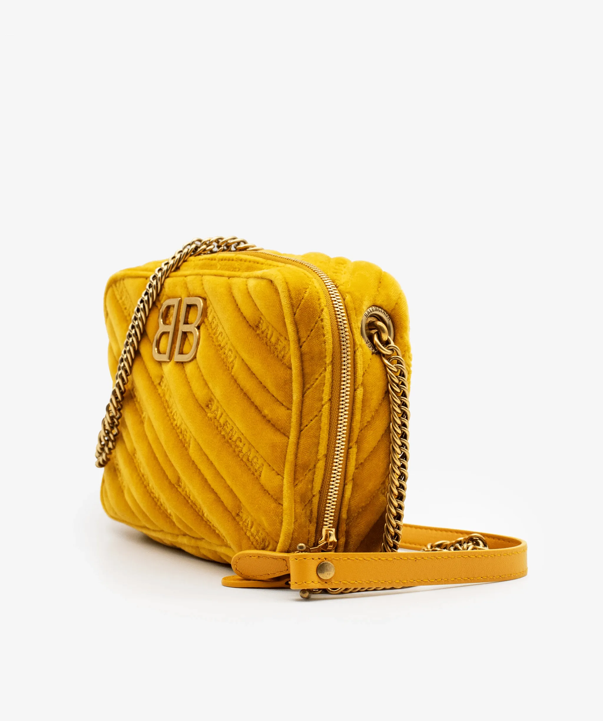 Balenciaga Yellow Camera Bag