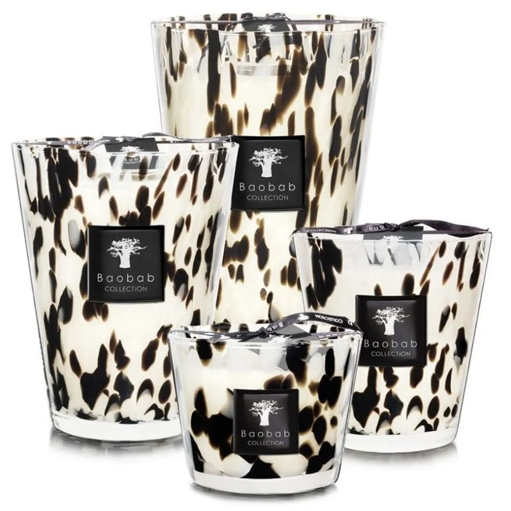 Baobab Collection Max 24 Pearls Black Candle