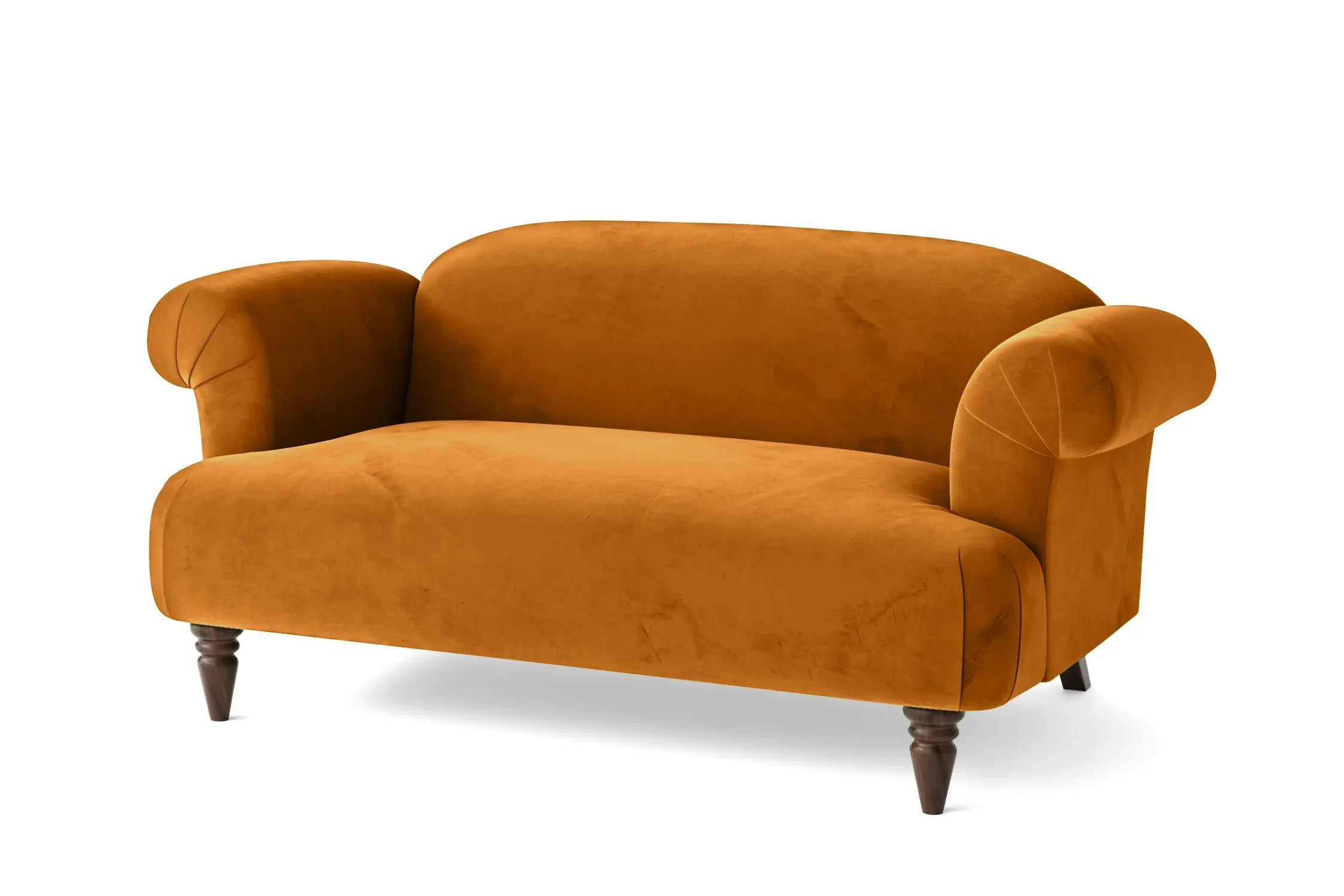 Barberton 2 Seater Sofa Gold Velvet
