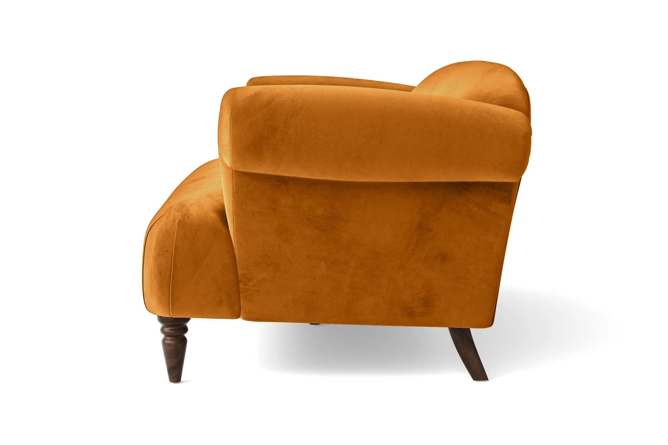 Barberton 2 Seater Sofa Gold Velvet