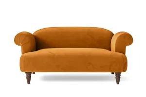 Barberton 2 Seater Sofa Gold Velvet