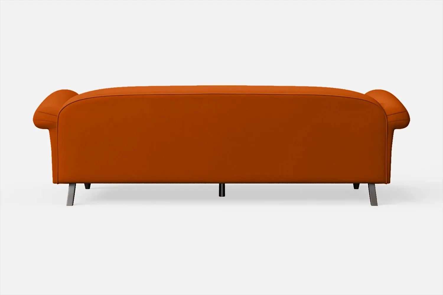 Barberton 4 Seater Sofa Orange Leather