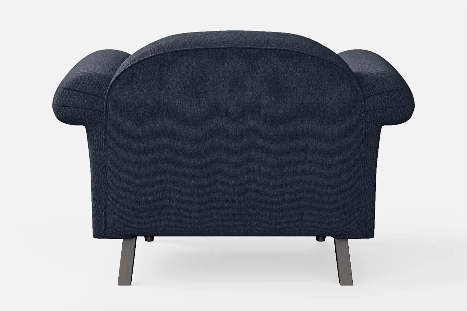 Barberton Armchair Dark Blue Linen Fabric