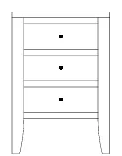 Barrington Shaker Nightstand