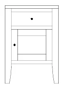 Barrington Shaker Nightstand