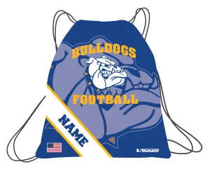 BBYC Bulldogs Football Sublimated Drawstring Bag