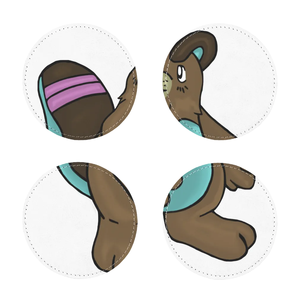 Beachu Sublimation Coasters Pack of Four