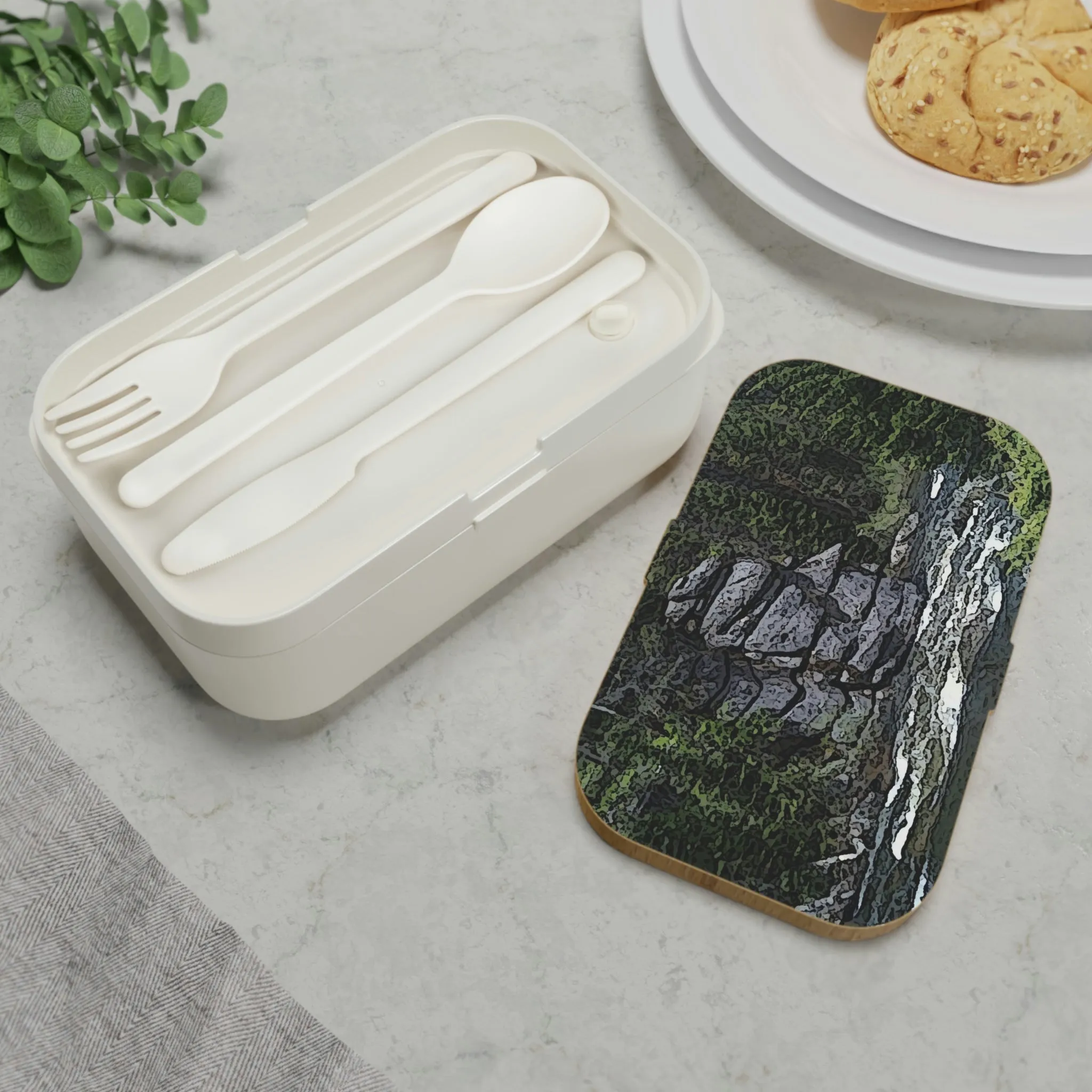 Bento Lunch Box ..."I Am Innocent" ... Tricky-Dick Immortalized ... Nixon Rock: Along The River ... Central Idaho, Summer 2020 ... Original Works ...