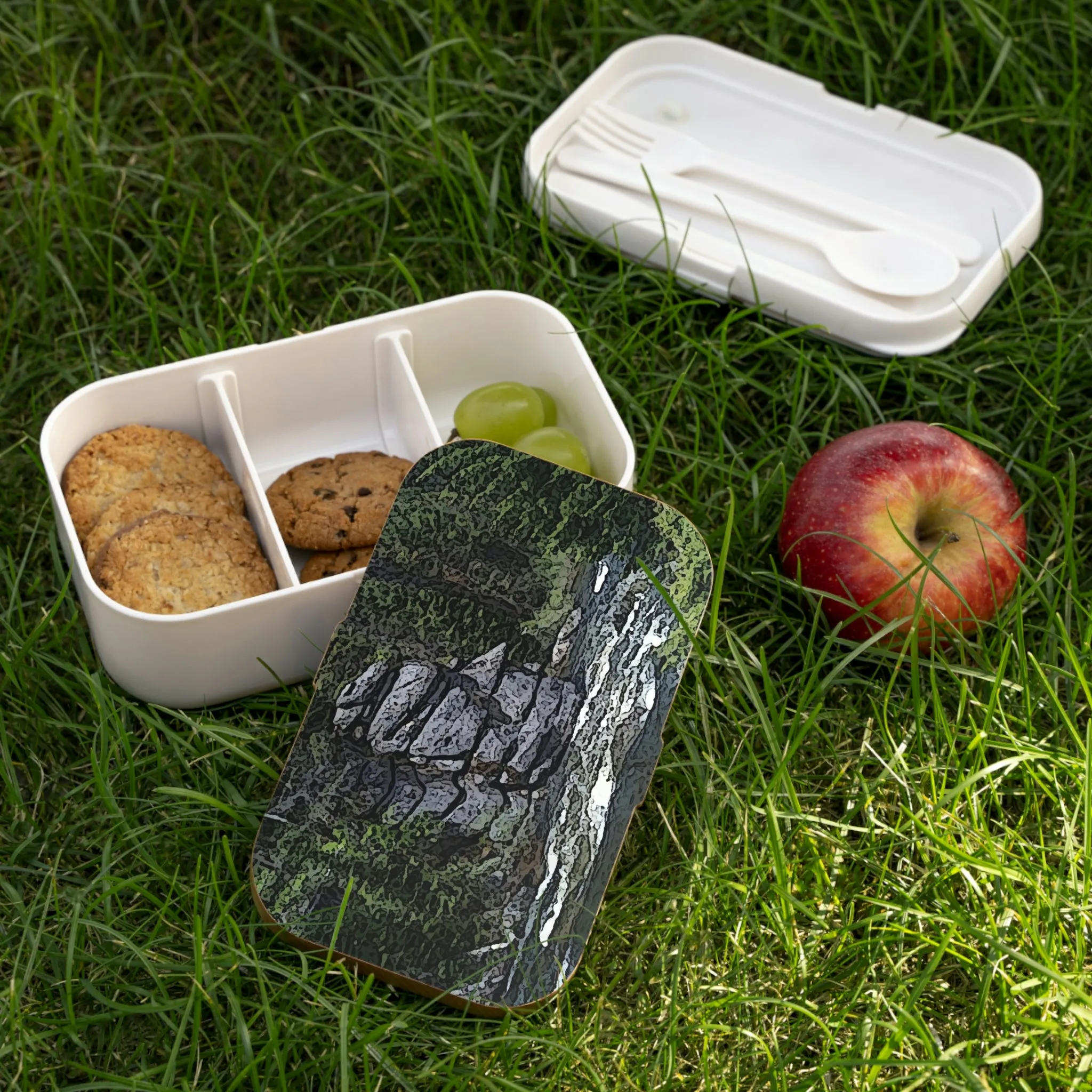 Bento Lunch Box ..."I Am Innocent" ... Tricky-Dick Immortalized ... Nixon Rock: Along The River ... Central Idaho, Summer 2020 ... Original Works ...