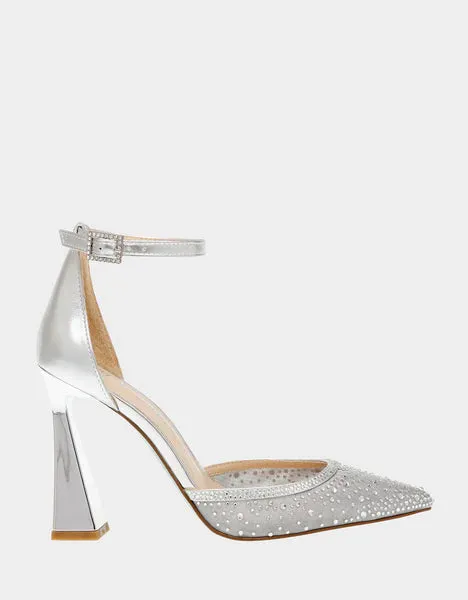Betsey Johnson Viola Silver