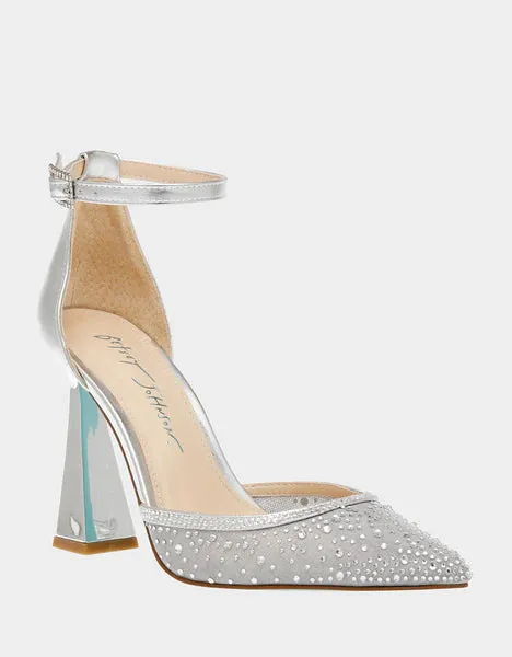 Betsey Johnson Viola Silver