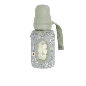 Bibs - Liberty print Sage green bottle sleeve