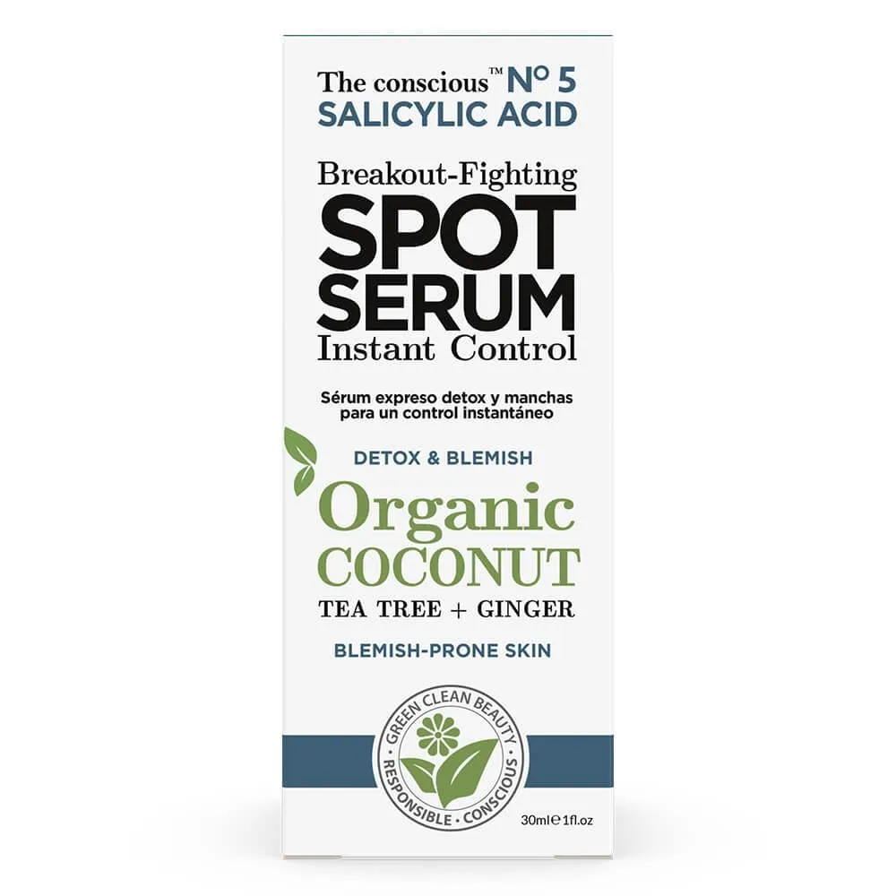 Biovene The Conscious No. 5 Salicylic Acid Breakout-Fighting Instant Control Spot Seum 30ml