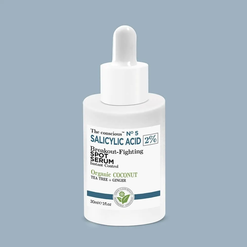 Biovene The Conscious No. 5 Salicylic Acid Breakout-Fighting Instant Control Spot Seum 30ml