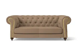 Bitonto 2 Seater Sofa Stone Leather