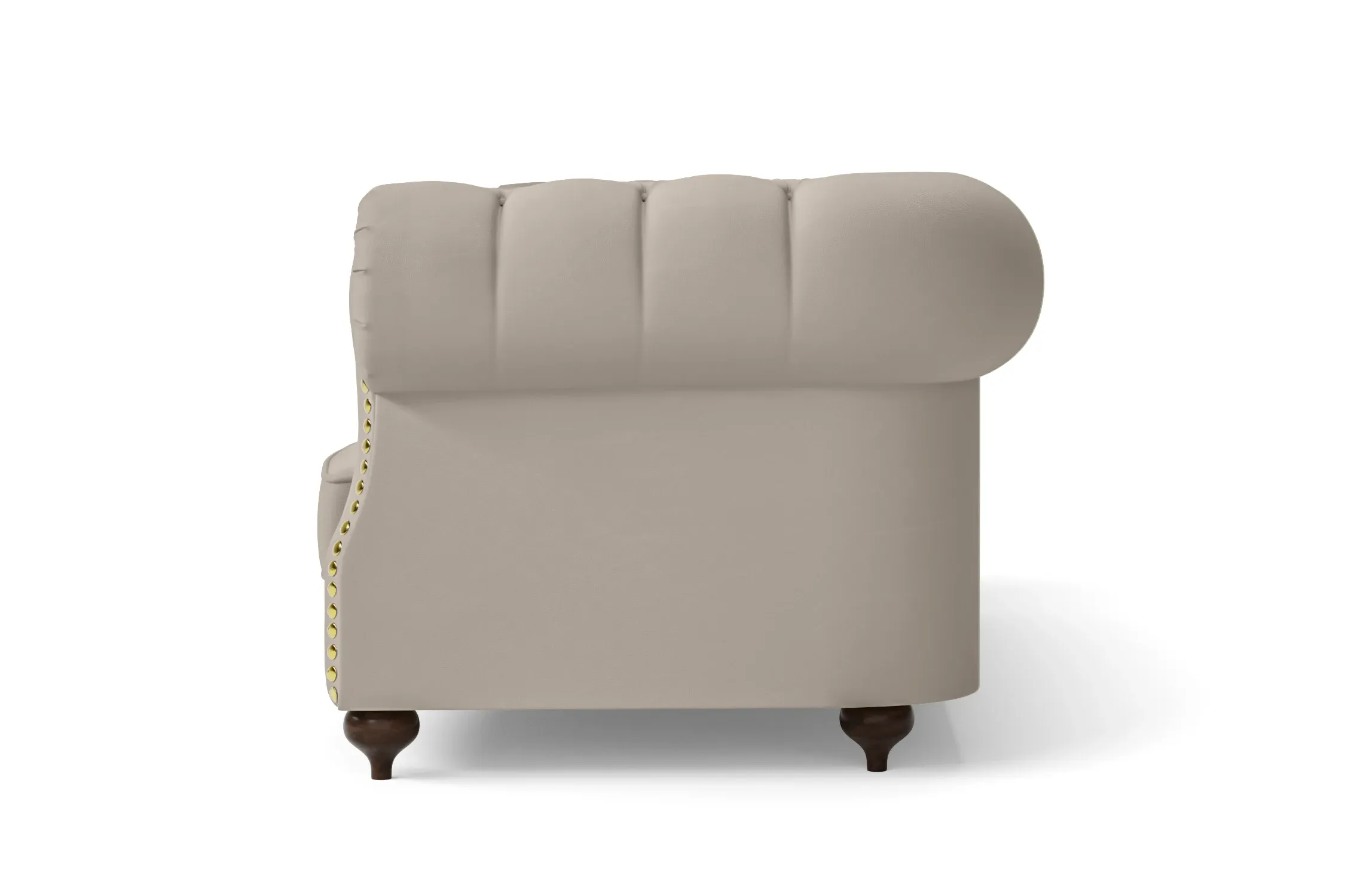 Bitonto 4 Seater Sofa Sand Leather
