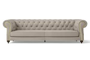 Bitonto 4 Seater Sofa Sand Leather