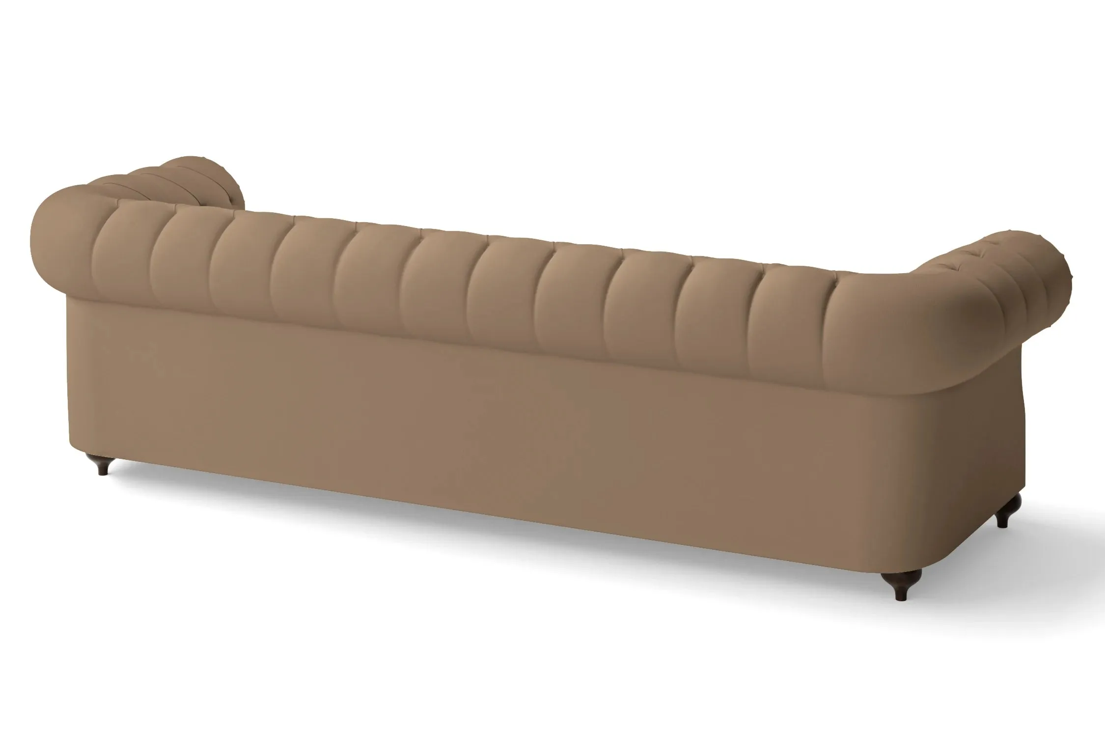 Bitonto 4 Seater Sofa Stone Leather