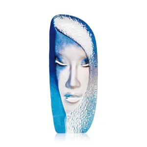 Blue Mystiqua, Crystal Mask Sculpture