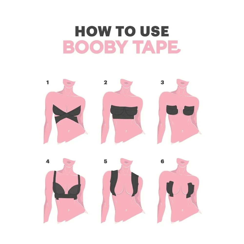 Booby Tape Nude 5cm x 5m Roll
