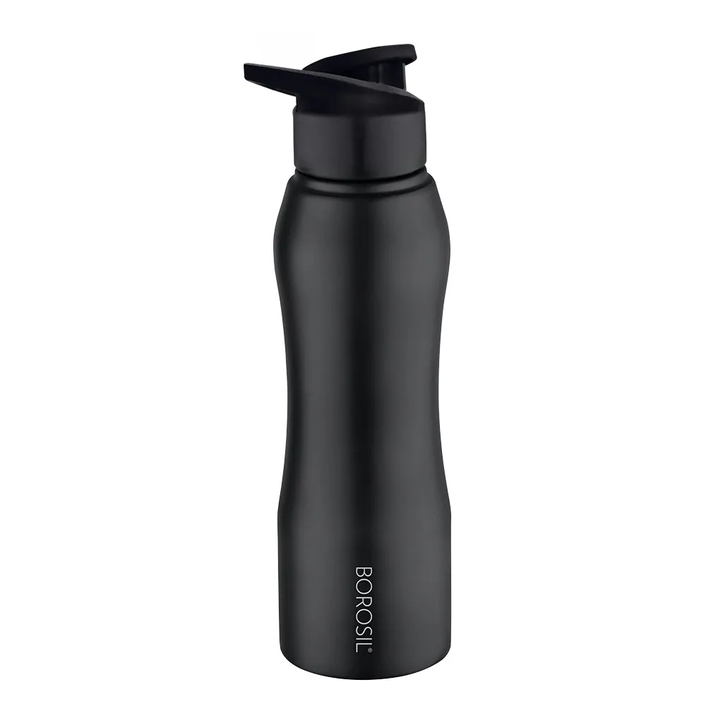 Borosil Grip n Sip Black