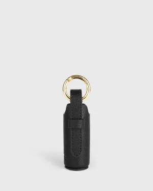Calla Lipstick Holder (Black) | Gold Ring