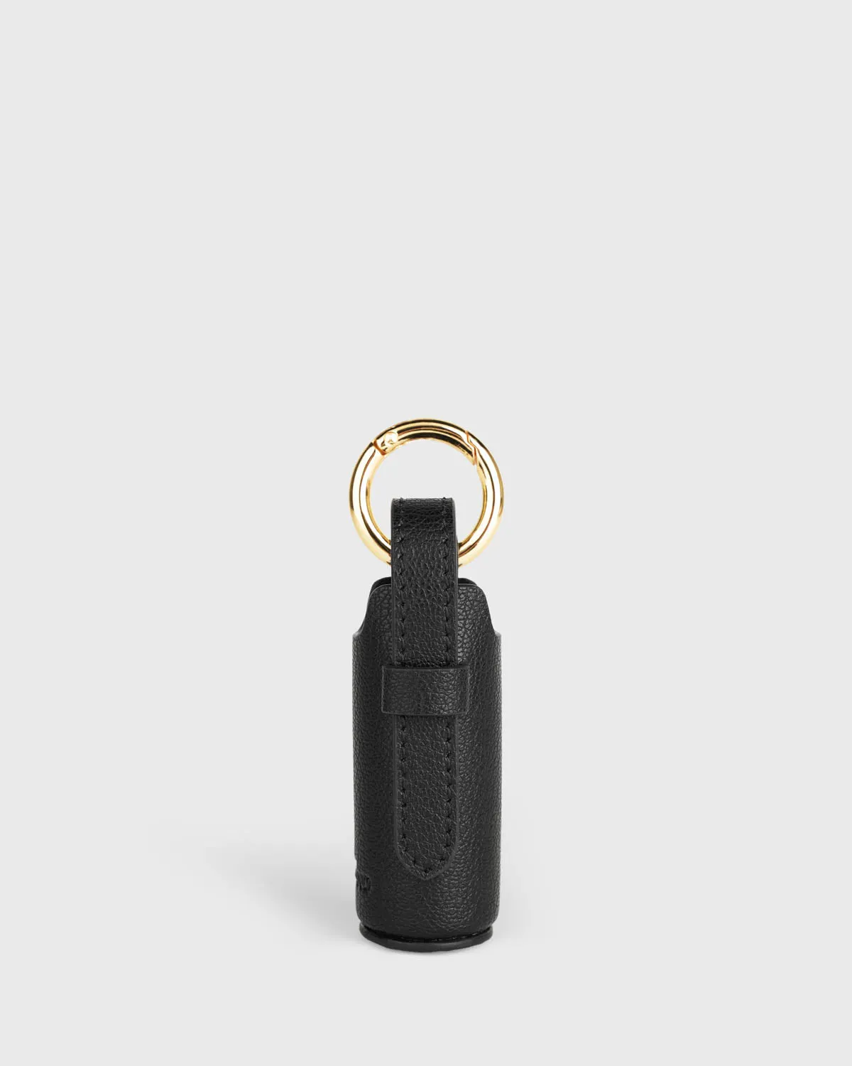 Calla Lipstick Holder (Black) | Gold Ring