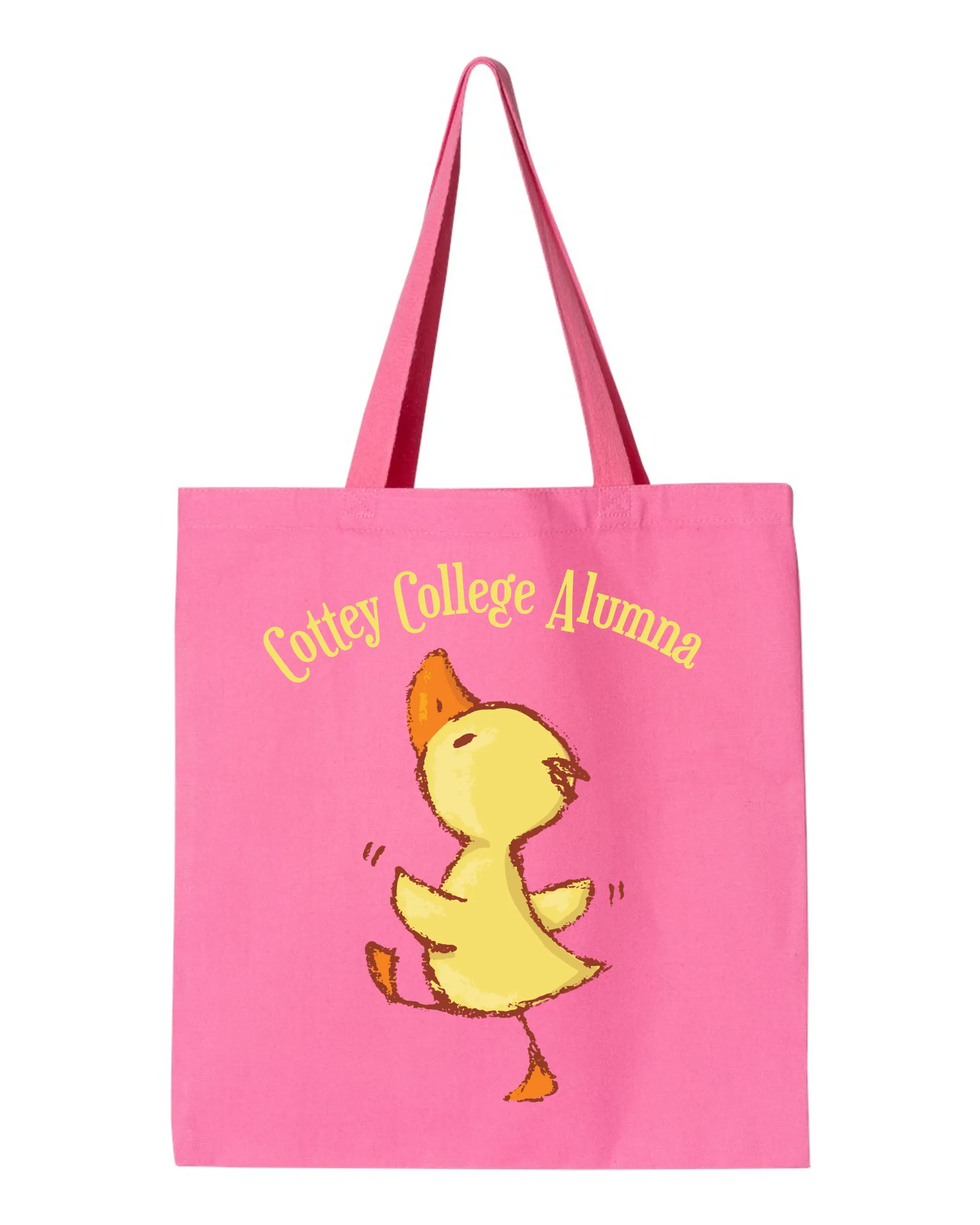 Canvas Bag Cottey Alumna with Duck
