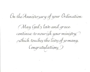 Card 10-Pack ・ Assorted Anniversary of Ordination
