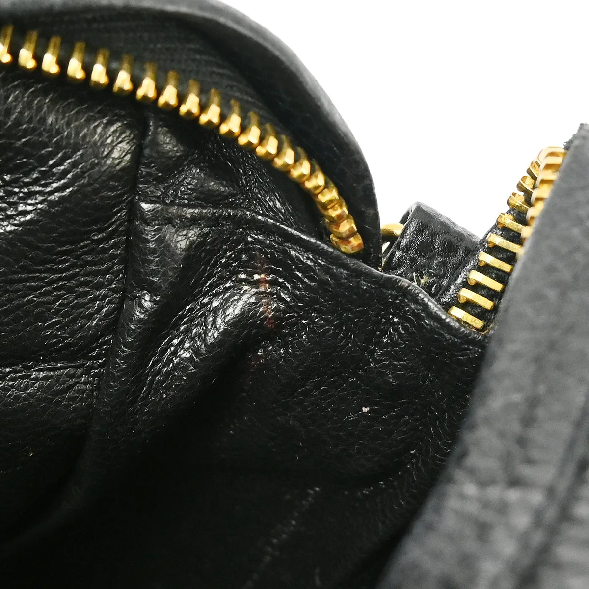 Chanel 1994-1996 Black Caviar Camera Bag Mini