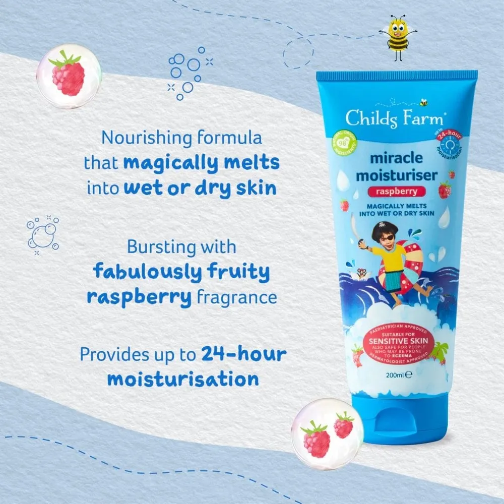 Childs Farm Miracle Moisturiser Raspberry 200ml