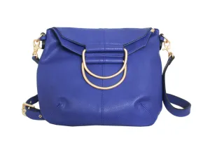 City Instincts Foldover Tote in Cobalt