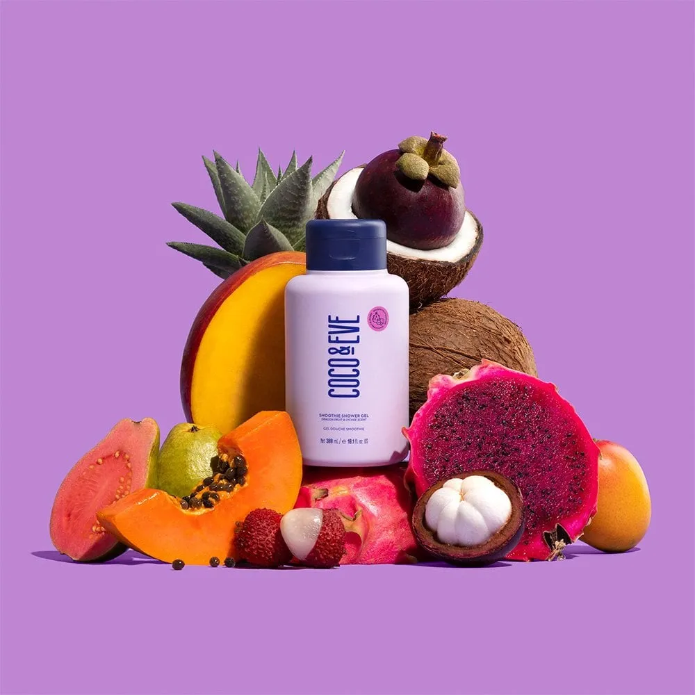 Coco & Eve Glow Figure Dragonfruit & Lychee Smoothie Shower Gel 300ml