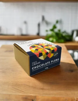 Coco Caravan dark chocolate plums 150g