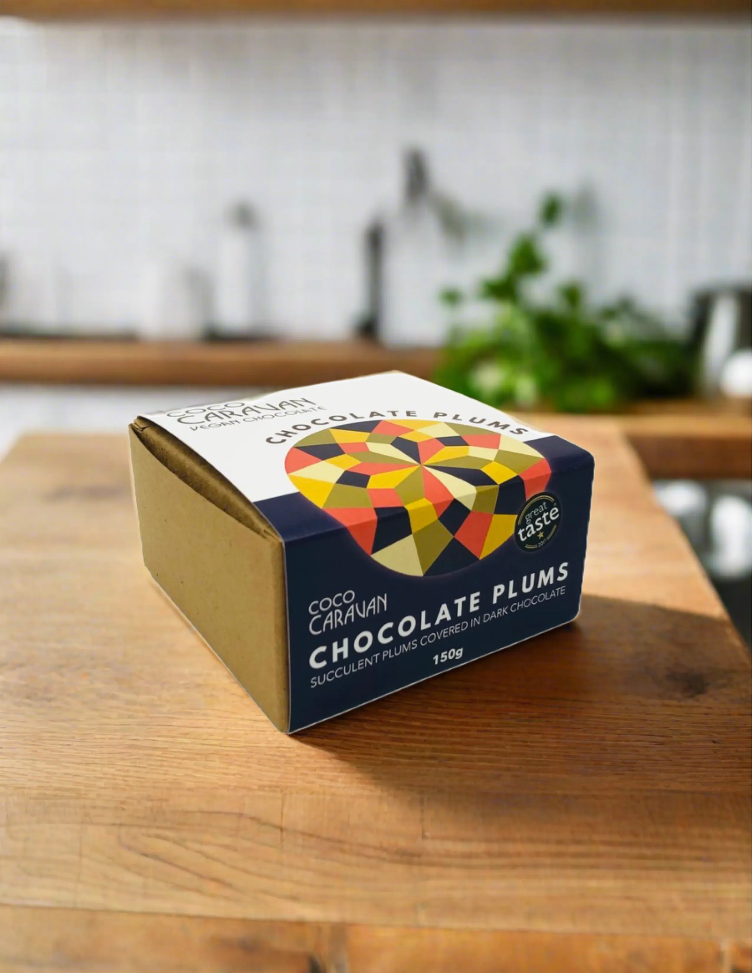 Coco Caravan dark chocolate plums 150g