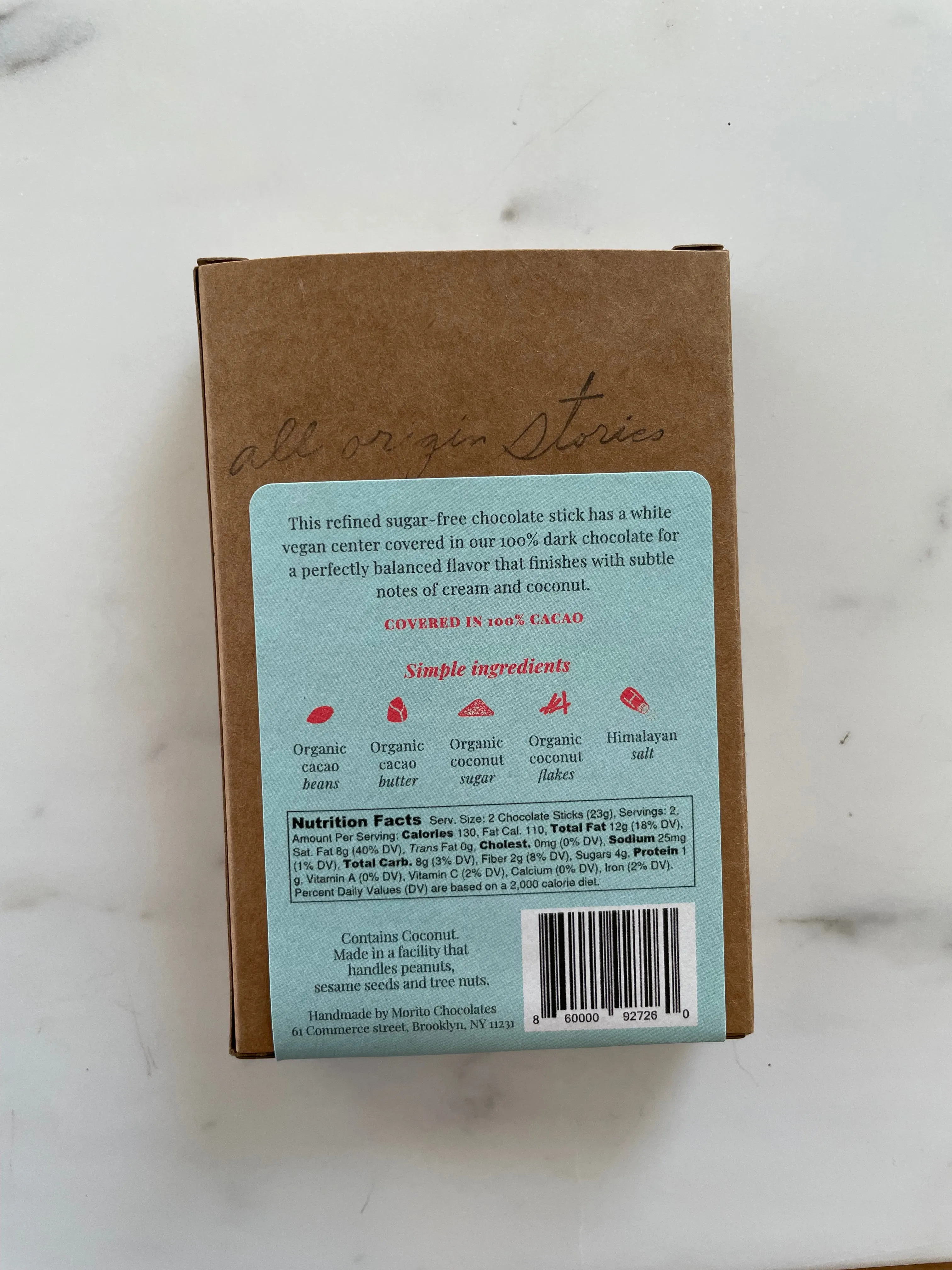 Coconut Chocolate Sticks