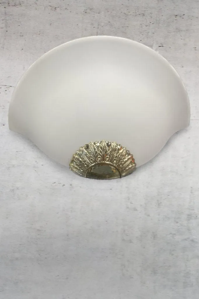 Conical Deco Glass Wall Light